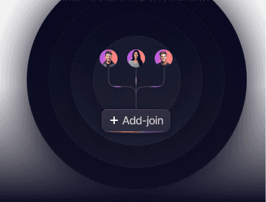 AI operations automation interface connecting team members