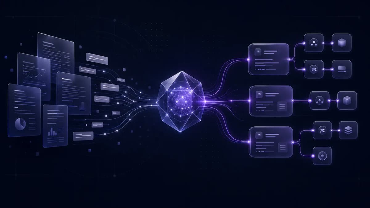 Documents transformed into connected AI decisions